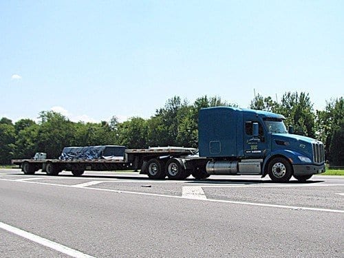 Step Deck with Freerksen Trucking Truck #972